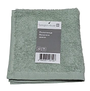 Tarrington House Полотенце хлопок зеленое махровое 500 г/м2, 30 х 30см