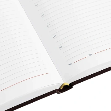 Ежедневник недатированный бордо,А4,202х272мм,176л,АТТАСНЕ КАНЬОН