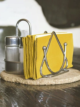 METRO PROFESSIONAL Салфетки бумажные двуслойные желтые 250шт, 33x33см