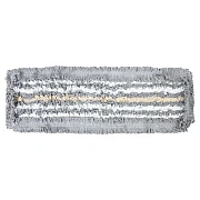Насадка МОП плоская для швабры/держателя 40 см, ТИП У/К, хлопок/микрофибра, СЕРАЯ, LAIMA EXPERT, 606629