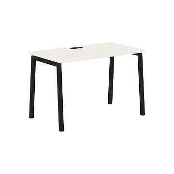 Стол прямой ELST 1167 Ясень Траун/Черный 1160х670х750 EDIS