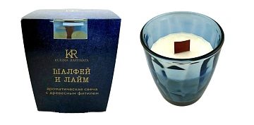 Свеча Kukina Raffinata ароматическая в стакане, 360мл