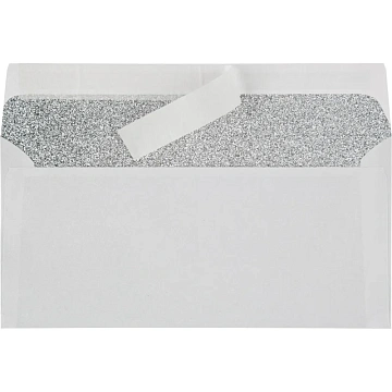 Конверт белый E65с трип 110х220 80г  80 гр 100шт/уп 10уп/кор