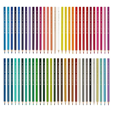 Карандаши цветные Faber-Castell, 60цв., заточен., картон. подставка, европодвес