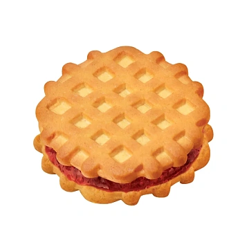 Печенье Дымка Домашние вафельки с малиновой начинкой, 3,8кг/уп