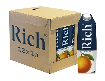 Нектар Rich апельсиновый, 1л