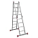 Лестница-трансформер алюминиевая 4х4 ступени, высота 4,5 м (4 секции по 1,2 м) до 150 кг, вес 16,5 к