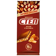 Шоколад Славянка Степ с арахисом и карамелью, 90г