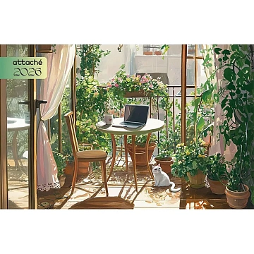 Календарь настенный 3-х блочный 2026 Attache Трио Стандарт,Рис.офис,305х675