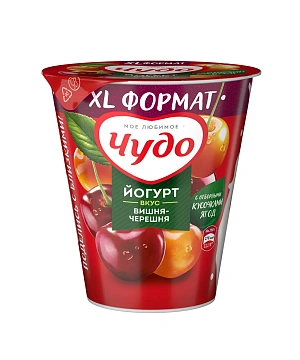 Йогурт Чудо Вишня-черешня 2%, 290г