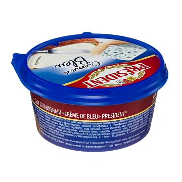 Сыр плавленый President Крем де Блю 50%, 125г