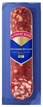 Колбаса Клинский Брауншвейгская сырокопченая, кг