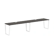 Стол 2-х местный EVWST 3567 Мокко/Белый 3526х670х750 EDIS