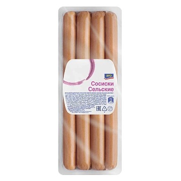 aro Сосиски сельские, ~1.3кг