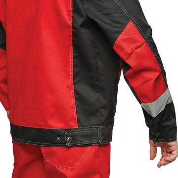 Костюм летний муж л21-КБР крас/чер(р.60-62) 182-188 (серия Л)