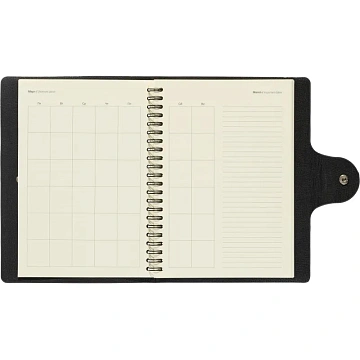 Ежедневник недатированный Fluid Attache Selection сер-гол. 140х200 мм,192с