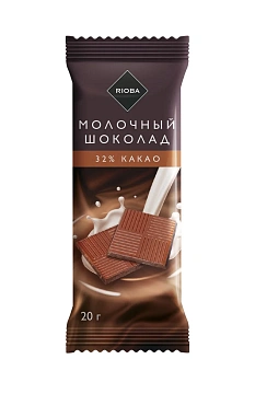 Шоколад Rioba Молочный, 20г
