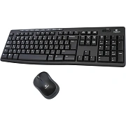 Набор беспроводной LOGITECH MK270, клавиатура, мышь 2 кнопки + 1 колесо-кнопка, черный