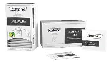 Чай Teatone Бергамот, черный, 25 пакетиков