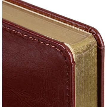 Ежедневник недатированный ATTACHE Gold А5,143х210мм, 160л, коричневый