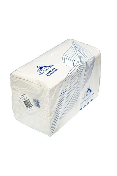 Салфетки сервировочные белые, 24х24см, 1 слой, 400шт