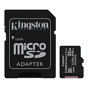 Карта памяти microSDHC 32 GB KINGSTON Canvas Select Plus, UHS-I U1, 100 Мб/с (class 10), адаптер, SD