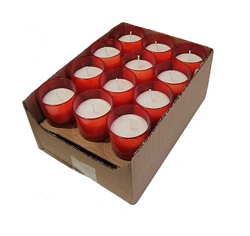 Свеча поминальная Kukina Raffinata Алания в подсвечнике