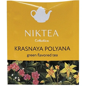 Чай NIKTEA Красная Поляна зелен. 25 пакx1,75гр/уп