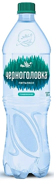 Вода Черноголовка питьевая газированная, 1.5л x 6 шт