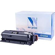 Картридж лазерный Nv Print CF332AY, желтый, совместимый