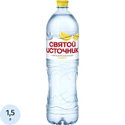 Вода питьевая Святой Источник Лимон негазированный пэт 1,5л