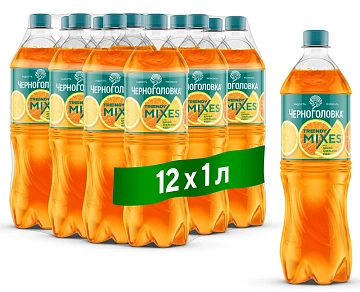 Напиток Черноголовка Trendy Mixes Дикий апельсин газированный, 1л