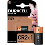 Батарейка DURACELL Ultra ОРИГИНАЛ CR2, литиевая, 1 шт., 3 В, блистер, 75054620