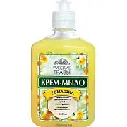 Жидкое мыло с дозатором Русские Травы 300мл, ромашка, пуш-пул
