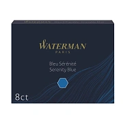 Картриджи чернильные WATERMAN, комплект 8 шт., синие, S0110860