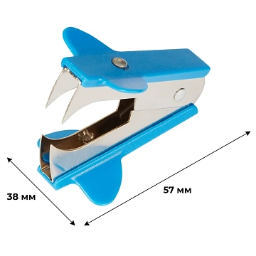 Антистеплер для скоб N10, 24/6, 26/6, синий