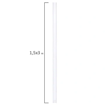 Холст в рулоне BRAUBERG ART DEBUT, 1,5x3 м, 280 г/м2, грунтованный, 100% хлопок, мелкое зерно, 19163