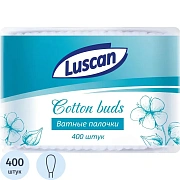 Палочки ватные Luscan п/э пакет 400шт/уп