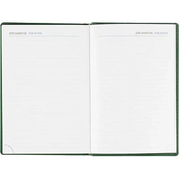 Ежедневник датированный 2026, зеленый,А5, 148х218 мм,352 стр,АТТАСНЕ Вива