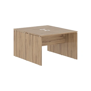 Стол двойной ED2ST 1167 Дуб Денвер светлый/Белый 1160х1346х750 EDIS