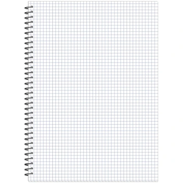 Бизнес-тетрадь Attache Cristal,120л,клет,А4,спир,обл.мел.карт