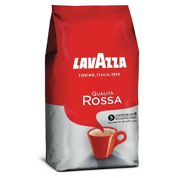 Кофе в зернах LAVAZZA 'Qualita Rossa' 1 кг, ИТАЛИЯ, RETAIL, 3590