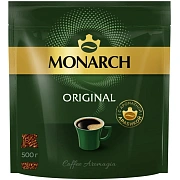 Кофе растворимый MONARCH Original, сублимированный, 500 г, мягкая упаковка, 8052130