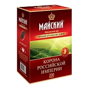 Чай Майский Корона Российской Империи черный крупнолистовой, 200г 13986