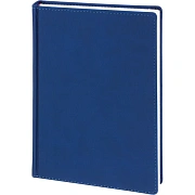 Ежедневник датированный 2026 А5+ VELVET синий 3-123/01