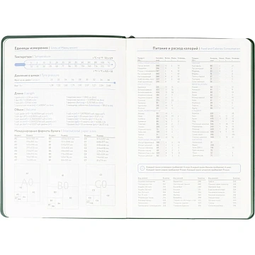 Ежедневник недатированный ATTACHE Soft touch А5,140х200мм,136л, темно-зелен