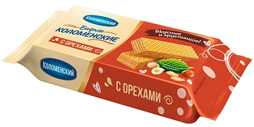Вафли Коломенское с орехами, 200г