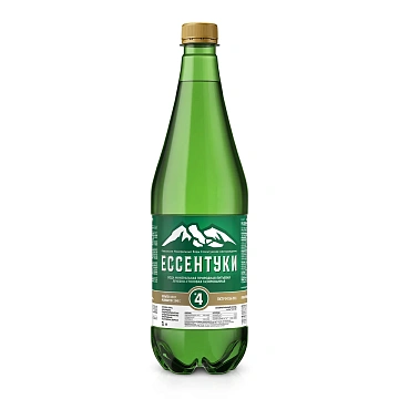 Вода Ессентуки №4 минеральная лечебно-столовая газированная, 1л