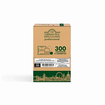Чай AHMAD 'Professional Classic Black Tea' черный, 300 пакетиков в конвертах по 2 г, 1564