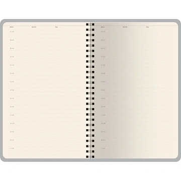 Ежедневник недатированный А5 ALBA черный, 136л 3-783/01